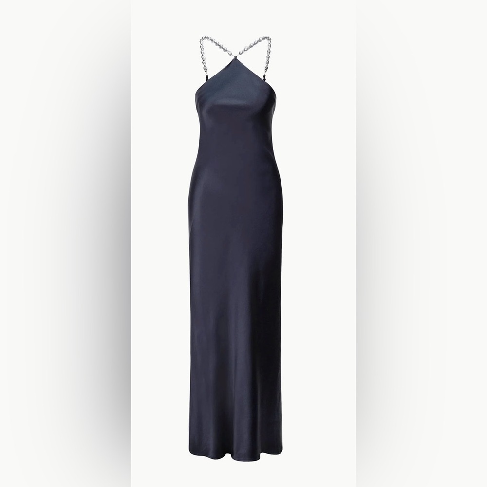 Staud Cadence Dress Navy